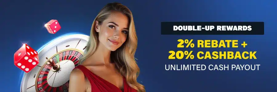 2% Rebate + 20% Cashback